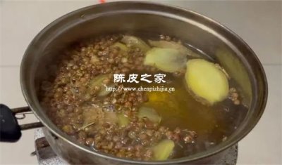 花椒陳皮生姜煮水喝的功效