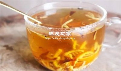 生姜跟陳皮泡水喝有什么功效