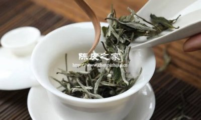 白茶陳皮泡水喝的功效和作用