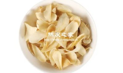 百合片泡水和陳皮水的區別