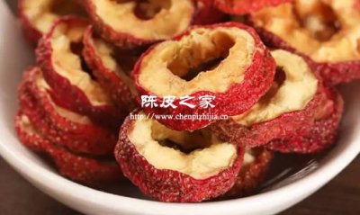 山楂干和陳皮干泡水喝功效