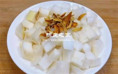 白蘿卜和陳皮熬水喝的功效