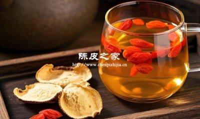 陳皮枸杞蜂蜜泡水喝的功效