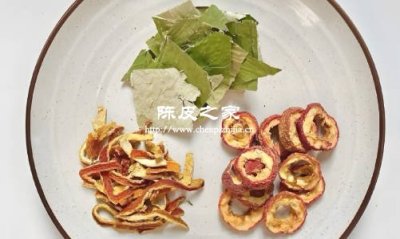 荷葉和陳皮山楂泡水喝的功效