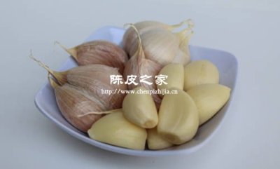 陳皮加大蒜一起吃的功效與作用禁忌