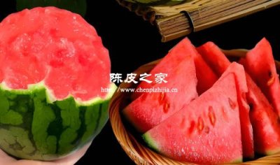 陳皮和西瓜一起吃會拉肚子嗎