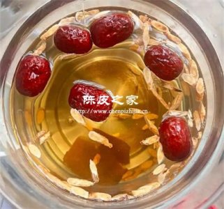 陳皮和大棗一起煮水喝的功效