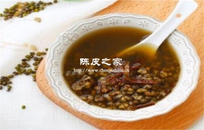 夏季煮綠豆湯為什么要放陳皮？